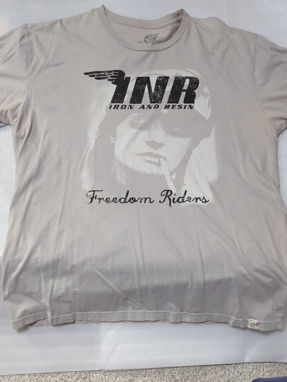 Men's Freedom Riders Graphic T-Shirt - Light Gray